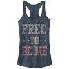 Junior_s Lost Gods Fourth of July Free to Be Me Racerback Tank Top