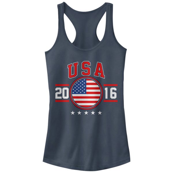 Junior_s Lost Gods Fourth of July USA 2016 Racerback Tank Top