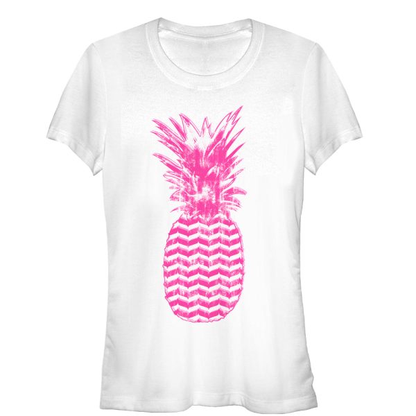 Junior_s Lost Gods Geometric Print Pineapple T-Shirt