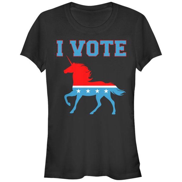 Junior_s Lost Gods I Vote Unicorn T-Shirt