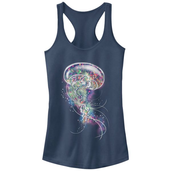 Junior_s Lost Gods Jellyfish Colors Racerback Tank Top