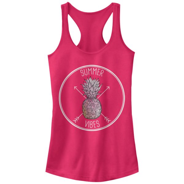 Junior_s Lost Gods Pineapple Summer Vibes Racerback Tank Top