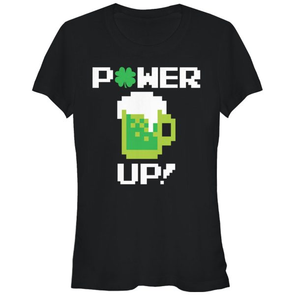 Junior_s Lost Gods Power Up Beer T-Shirt