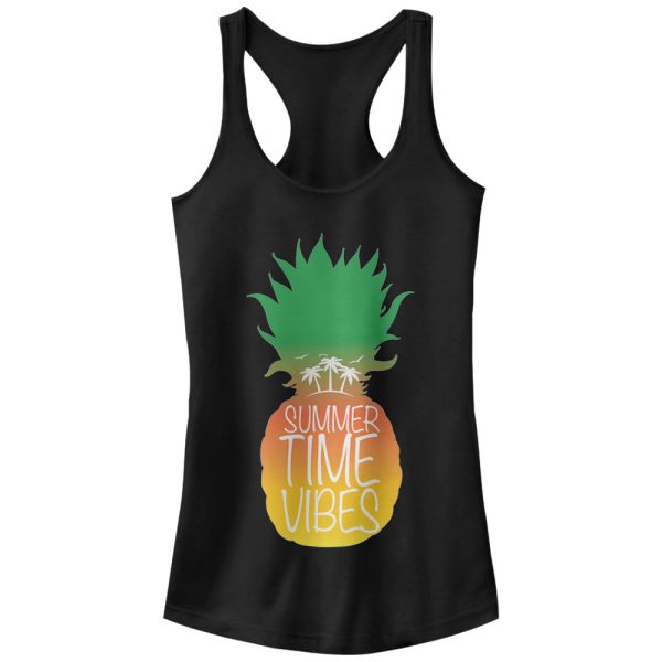 Junior_s Lost Gods Summertime Vibes Pineapple Racerback Tank Top