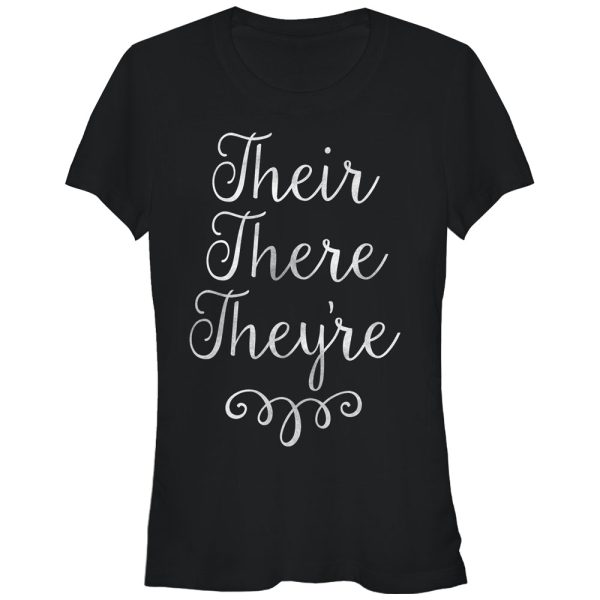 Junior_s Lost Gods Their There They_re Grammar T-Shirt