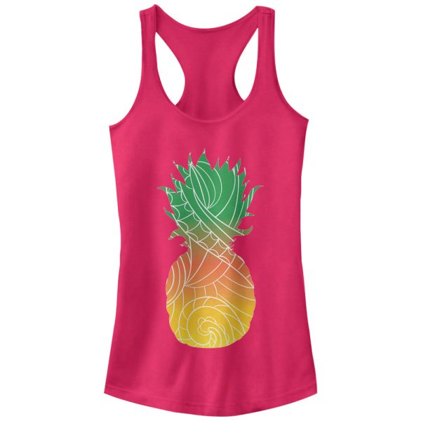 Junior_s Lost Gods Tribal Pineapple Racerback Tank Top