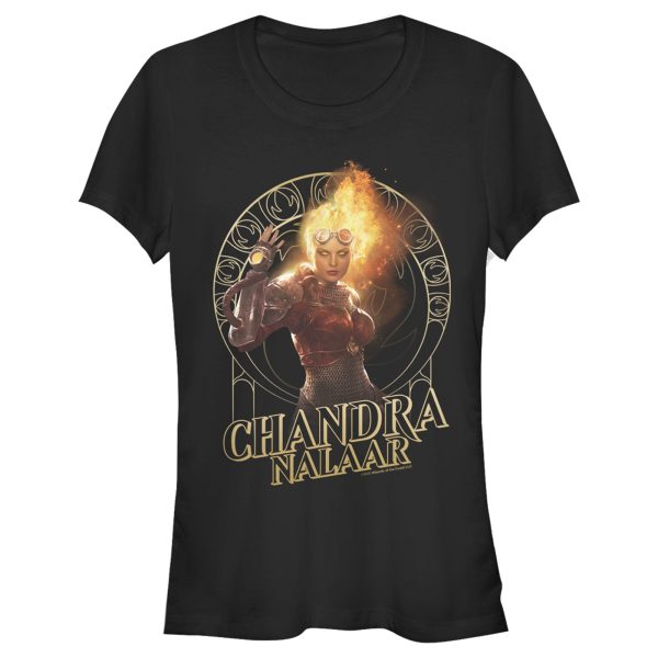 Junior_s Magic The Gathering Chandra Nalaar Flames T-Shirt