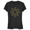 Junior_s Magic The Gathering Mana Sun Symbol Outline T-Shirt