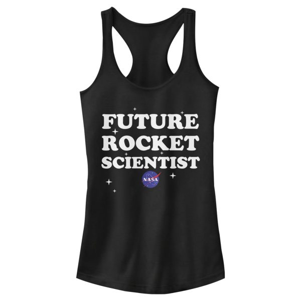 Junior_s NASA Future Rocket Scientist of the Stars Racerback Tank Top