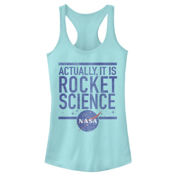 Junior_s NASA It is Rocket Science Racerback Tank Top