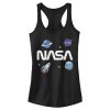 Junior_s NASA Logo Space Emoji Racerback Tank Top