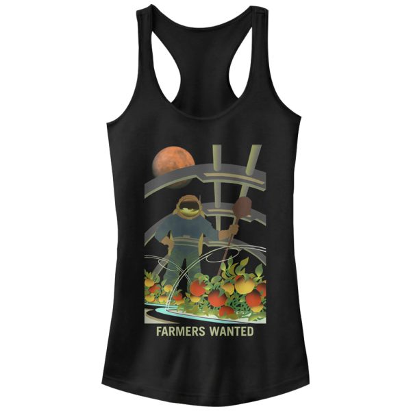 Junior_s NASA Mars Farmers Wanted Racerback Tank Top