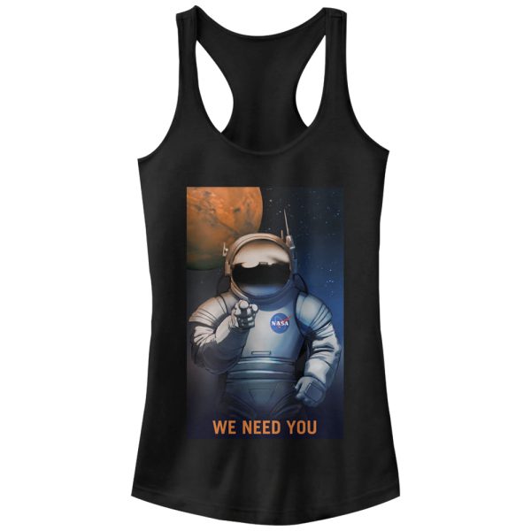 Junior_s NASA Mars Needs You Racerback Tank Top