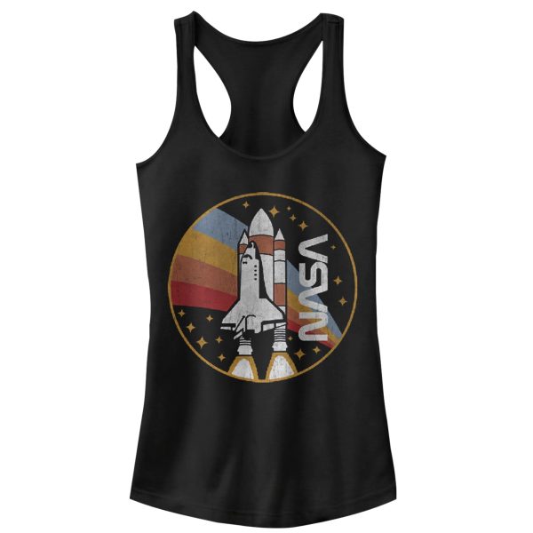 Junior_s NASA Rainbow Launch Racerback Tank Top