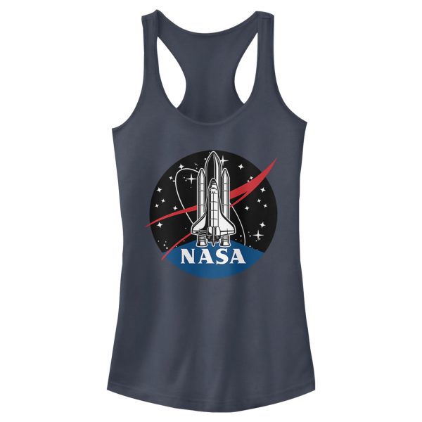 Junior_s NASA Rocket Logo Racerback Tank Top