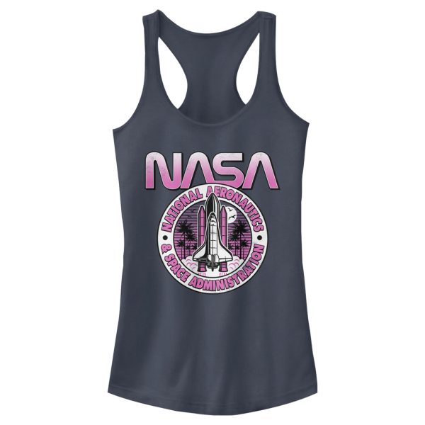 Junior_s NASA Shuttle Emblem Racerback Tank Top