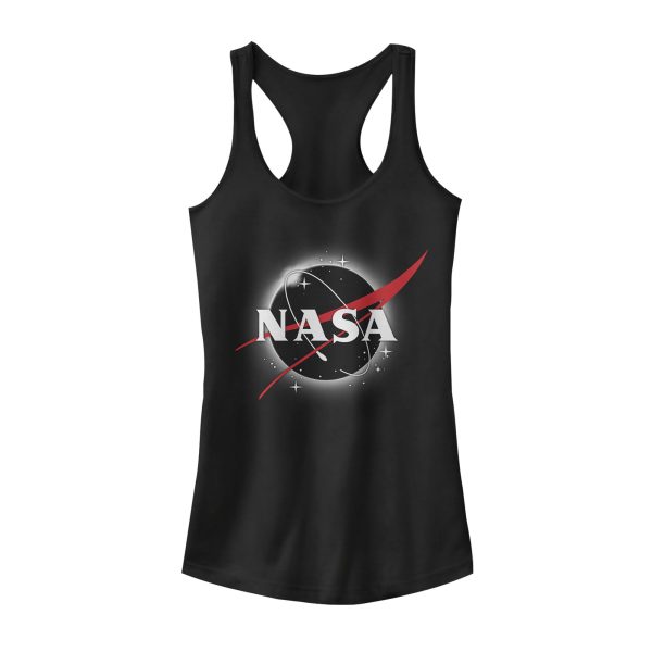 Junior_s NASA Total Eclipse Logo Racerback Tank Top