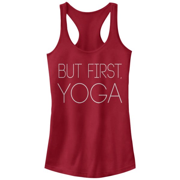 Junior_s Peaceful Warrior First Yoga Racerback Tank Top