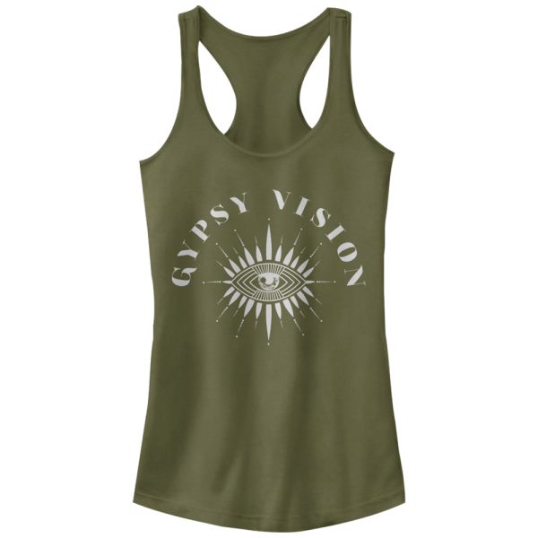 Junior_s Peaceful Warrior Gypsy Vision Racerback Tank Top