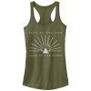 Junior_s Peaceful Warrior Live Sun Love Moon Racerback Tank Top