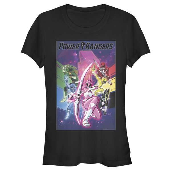 Junior_s Power Rangers Rainbow Poster T-Shirt