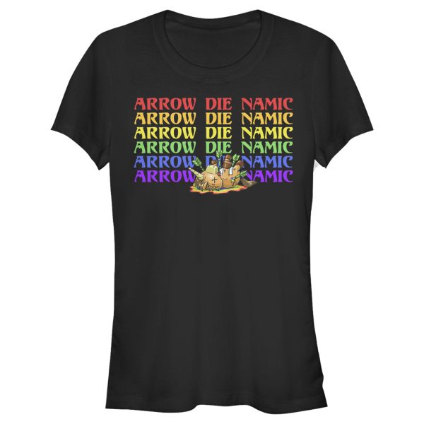 Junior_s R.I.P. Rainbows in Pieces Arrow Die Namic Unicorn Repeat T-Shirt