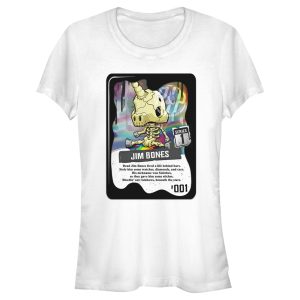 Junior_s R.I.P. Rainbows in Pieces Jim Bones Unicorn Card T-Shirt