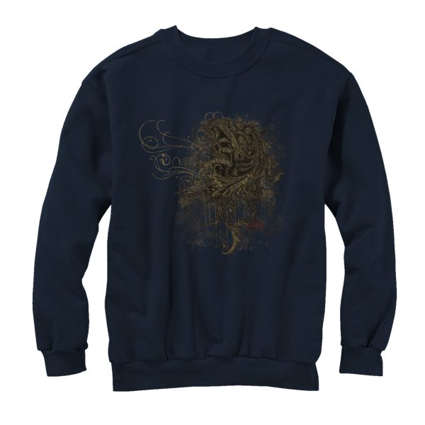 Men_s Aztlan Aztec Eagle Warrior Skeleton Sweatshirt