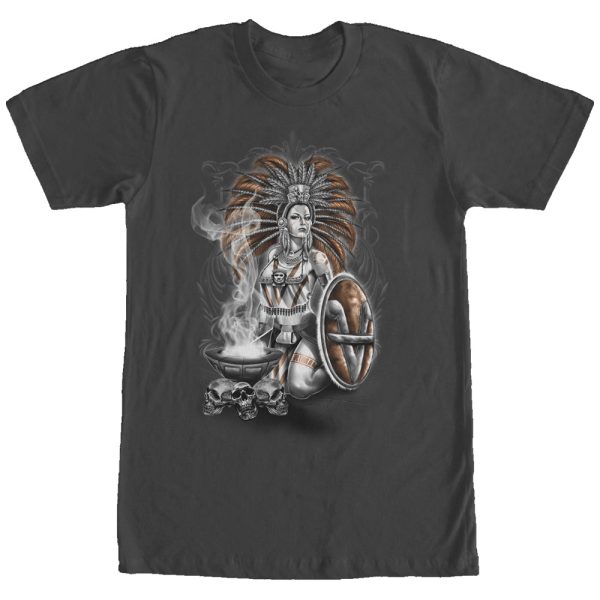 Men_s Aztlan Aztec Headdress T-Shirt