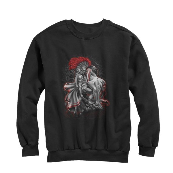 Men_s Aztlan Aztec King and Queen Sweatshirt