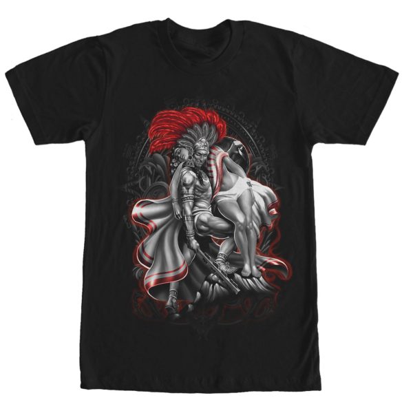 Men_s Aztlan Aztec King and Queen T-Shirt