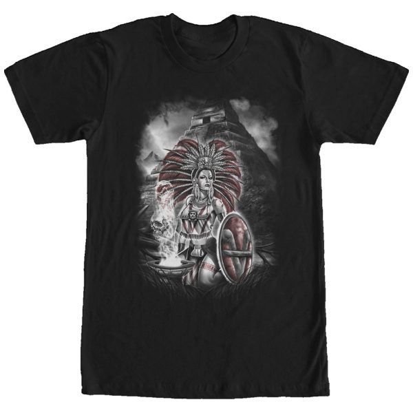 Men_s Aztlan Aztec Pyramid T-Shirt