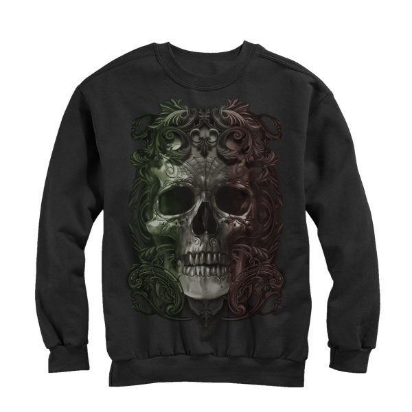 Men_s Aztlan Filigree Skull Sweatshirt