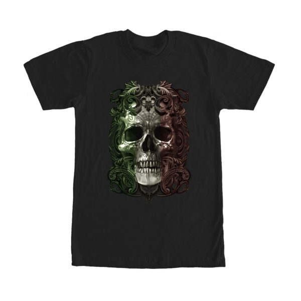 Men_s Aztlan Filigree Skull T-Shirt