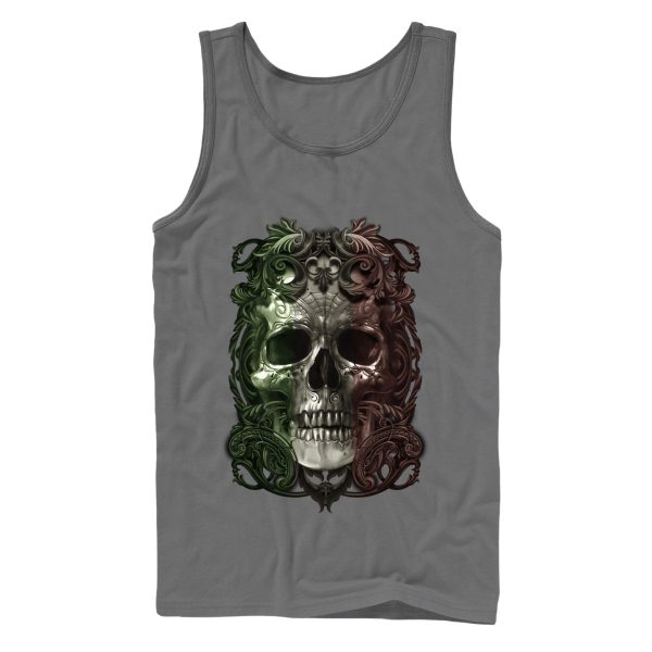 Men_s Aztlan Filigree Skull Tank Top