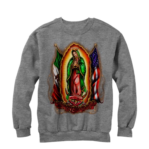 Men_s Aztlan Our Lady of Guadalupe Sweatshirt