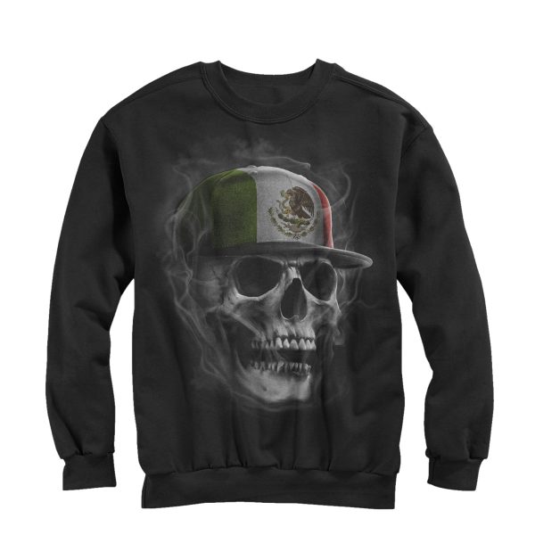 Men_s Aztlan Smoke Skull Sweatshirt