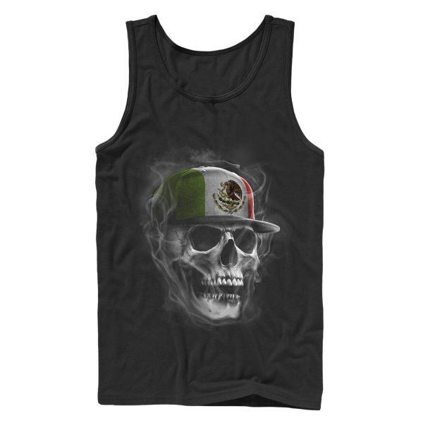 Men_s Aztlan Smoke Skull Tank Top