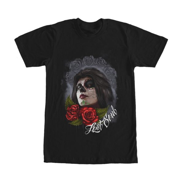 Men_s Aztlan Sugar Skull Lost Soul T-Shirt