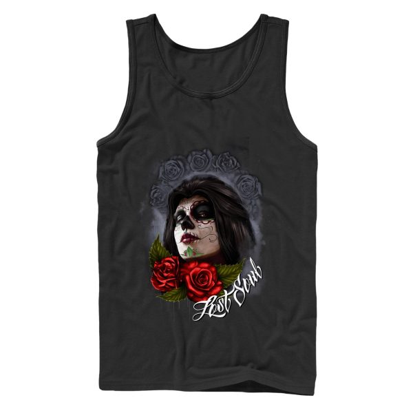 Men_s Aztlan Sugar Skull Lost Soul Tank Top