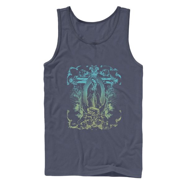 Men_s Aztlan Virgin Mary Cross Tank Top