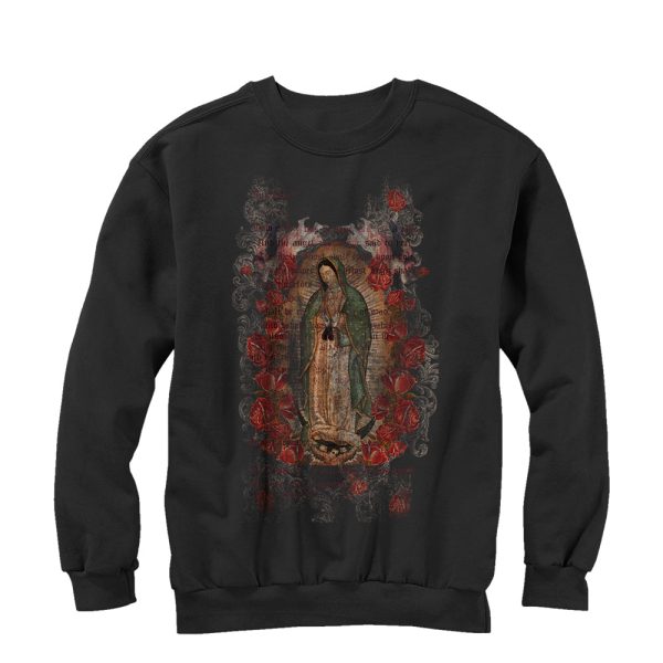 Men_s Aztlan Virgin Mary Sweatshirt