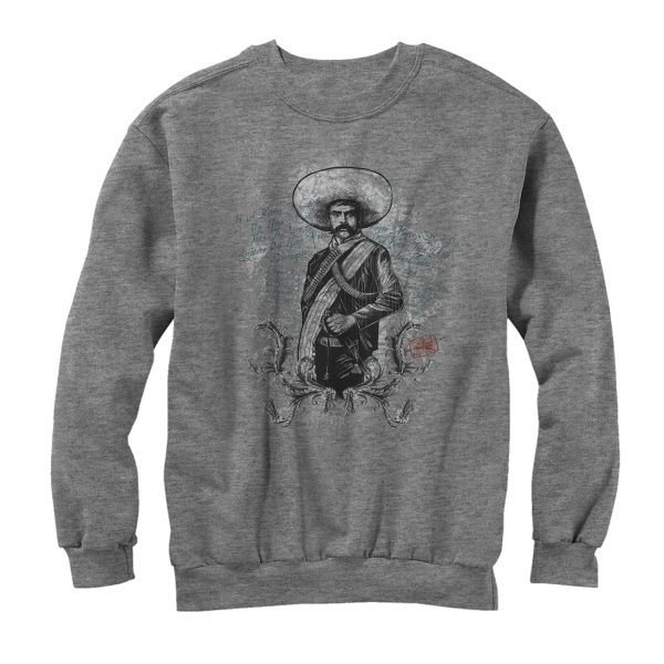 Men_s Aztlan Zapata Quote Sweatshirt