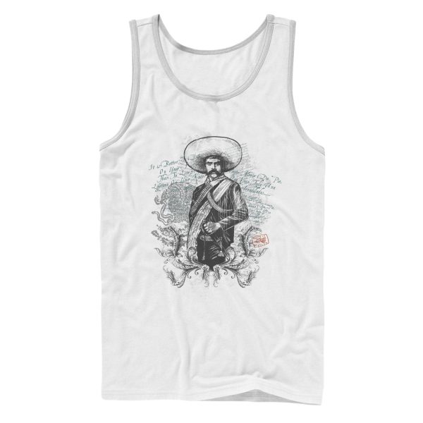 Men_s Aztlan Zapata Quote Tank Top