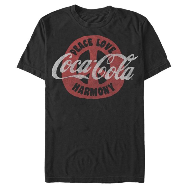 Men_s Coca Cola Unity Peace Love Harmony T-Shirt