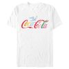 Men_s Coca Cola Unity Rainbow Dove Logo T-Shirt
