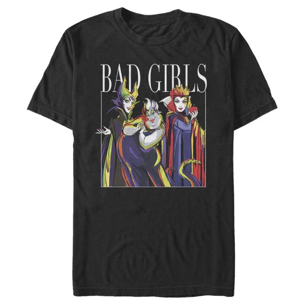 Men_s Disney Princesses Artistic Bad Girl T-Shirt