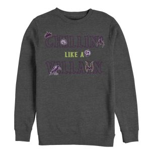Men_s Disney Princesses Chillin_ Like a Villain Icons Sweatshirt