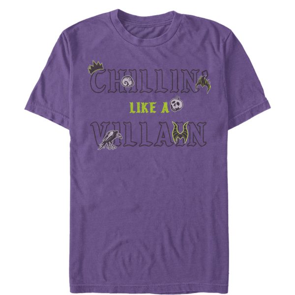 Men_s Disney Princesses Chillin_ Like a Villain Icons T-Shirt