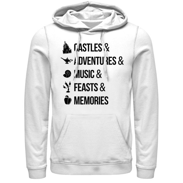 Men_s Disney Princesses Keyword Magic Pull Over Hoodie